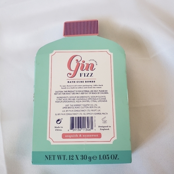 The Somerset Toiletry Co Inspired Gin Fizz Bath Cube Bombs 12 pack New - Picture 2 of 4